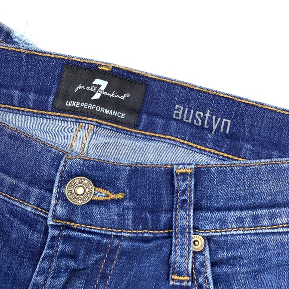 👖|•7FAM•| Luxe Performance Austyn Relaxed Straight Jeans 33x34👖 - Picture 8 of 10
